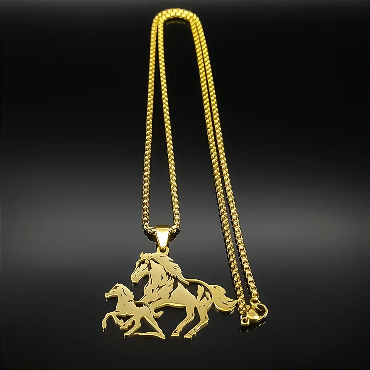 Pendant Necklace - Stainless Steel Animal Lover