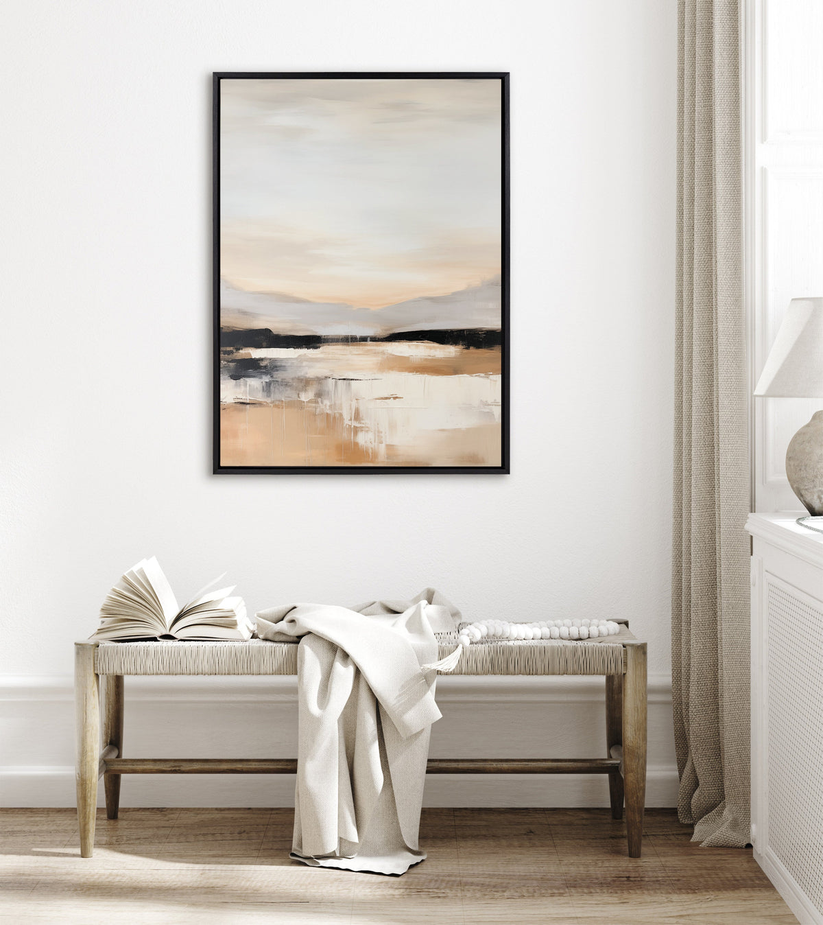 Sylvie Peaceful Landscape III Framed Canvas by Amy Lighthall