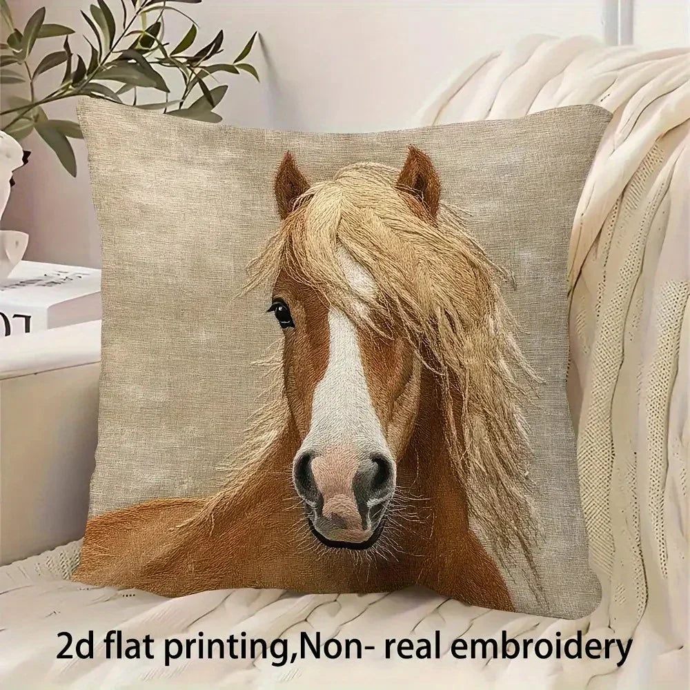 Pillow - Plush Brown 45x45cm