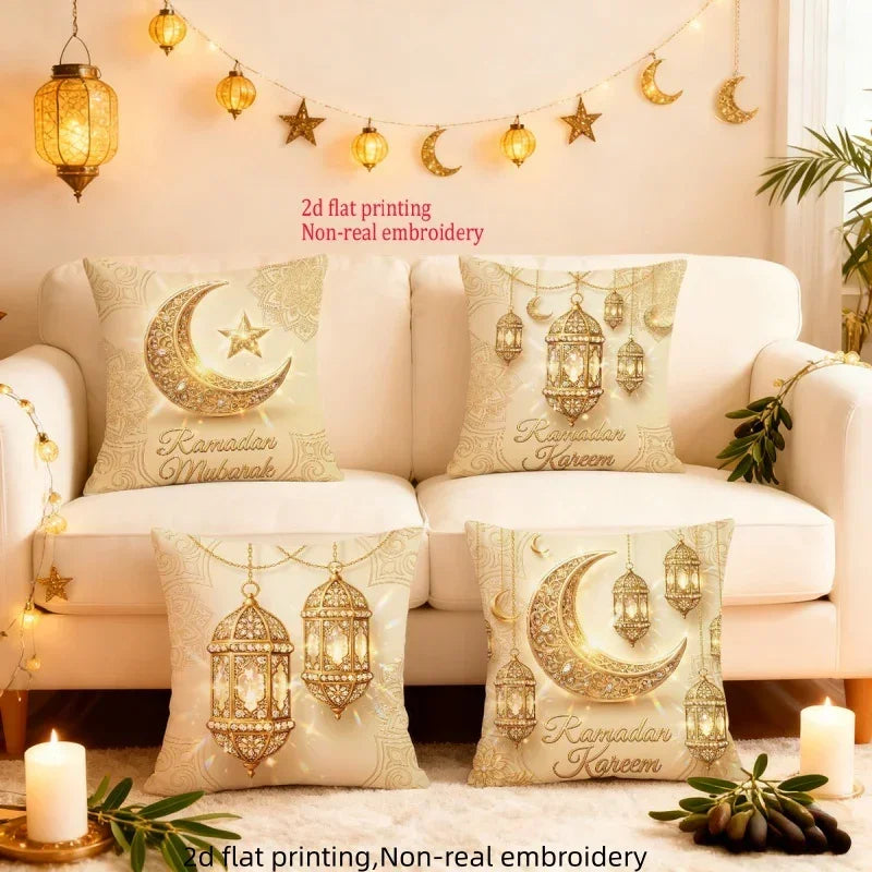 Pillowcase - Zipper Polyester Star Moon