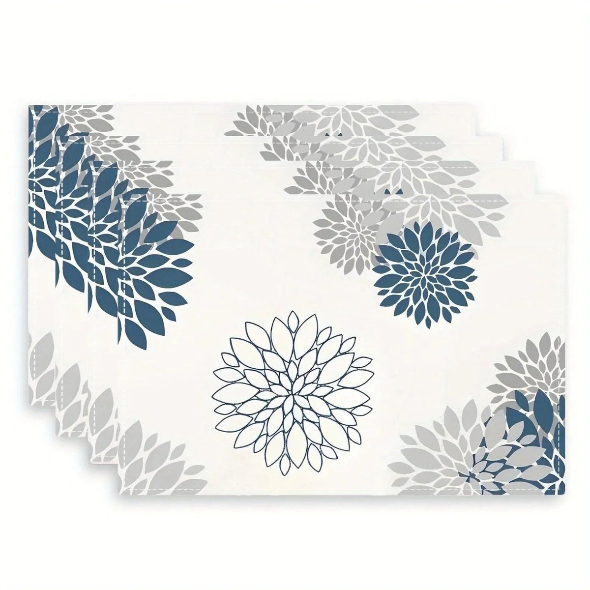 Placemats - Floral Linen 12x18 Inch