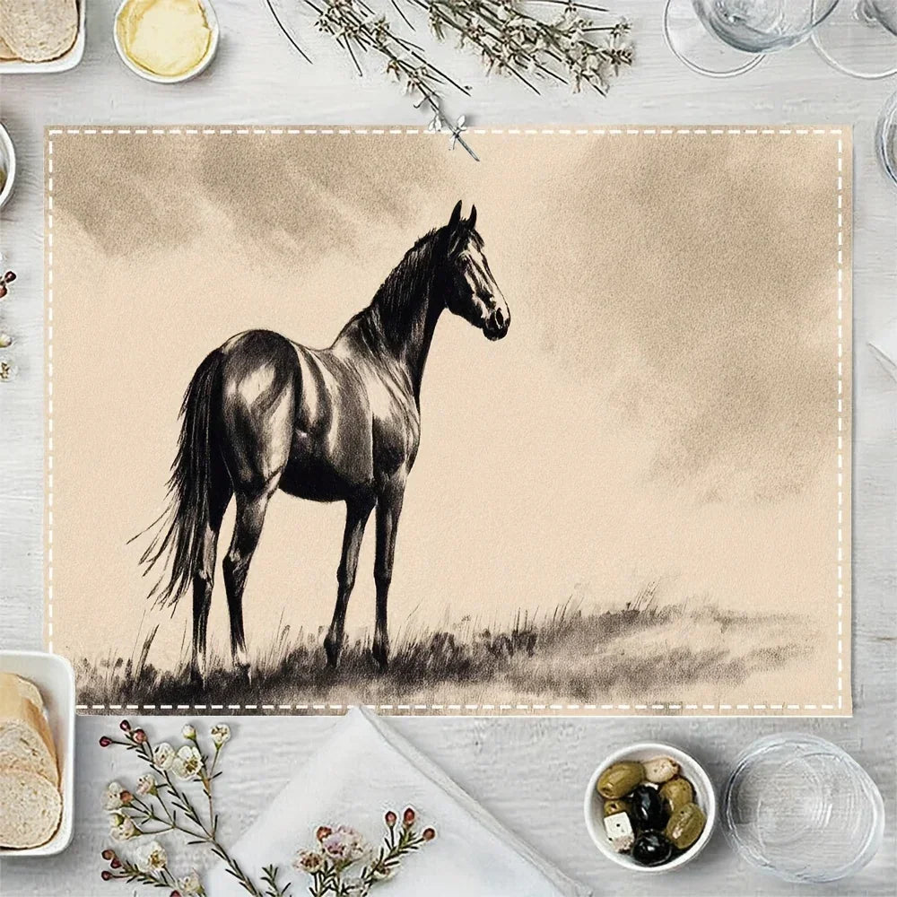 Placemats - Vintage Beige Linen 30x46cm