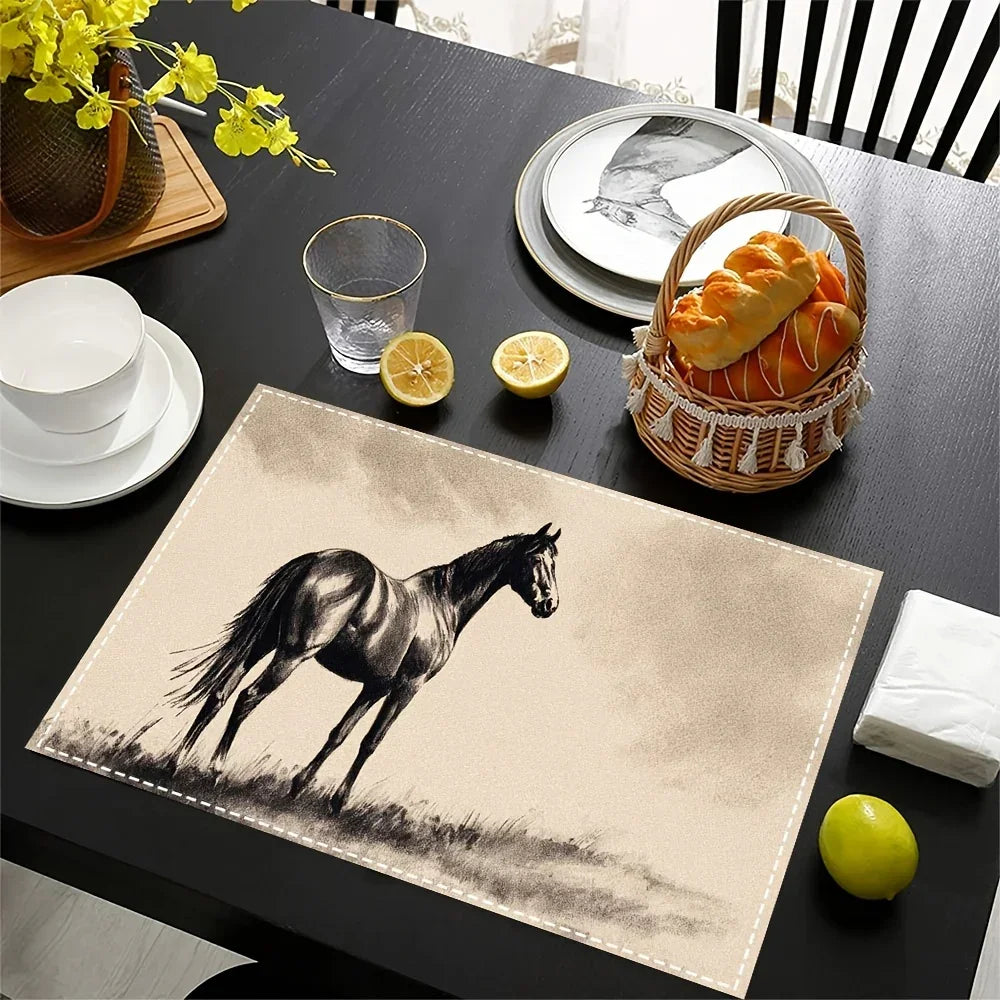 Placemats - Vintage Beige Linen 30x46cm