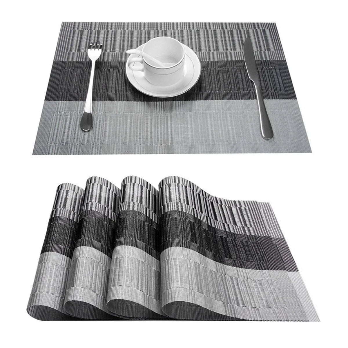 Placemats - Weave Stripe PVC