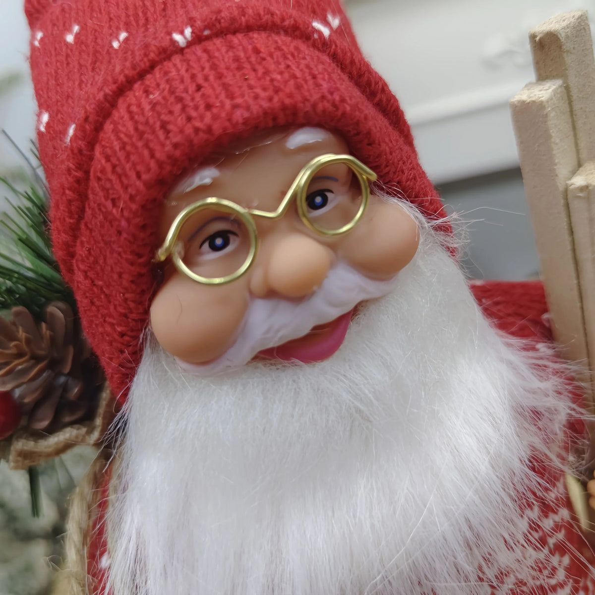 Plush 12 Inch Santa Claus Doll Life Size Figure