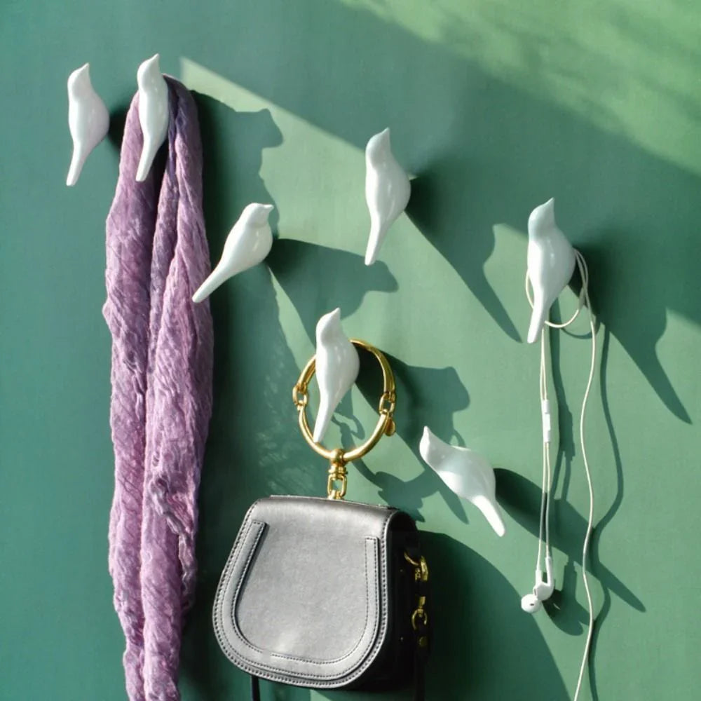 Resin Bird Wall Hook - Heavy Duty Key Holder with 3D Design — House of Avana, view 2 of 30