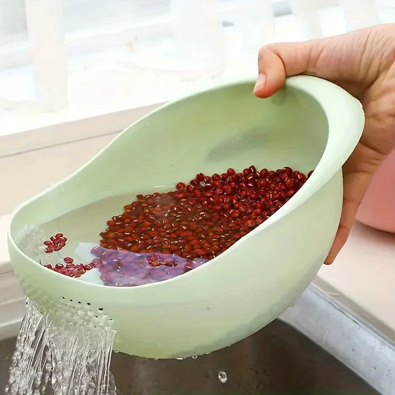 Rice Washing Sieve - Drain Plastic