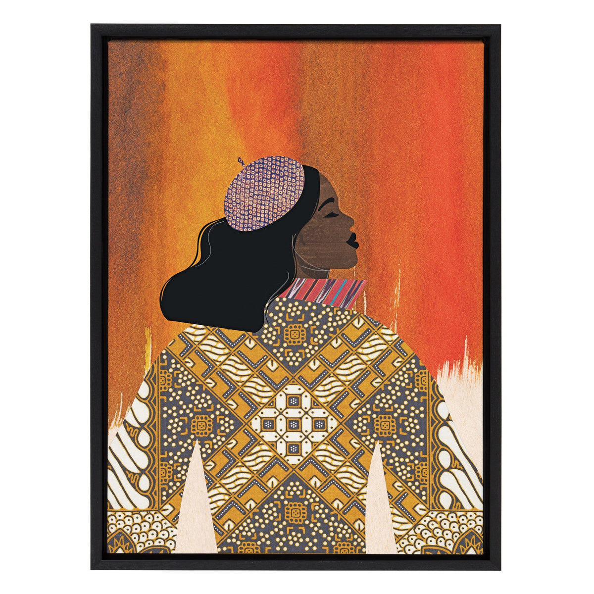 Sylvie Girlie Girl Framed Canvas by Nikki Chu