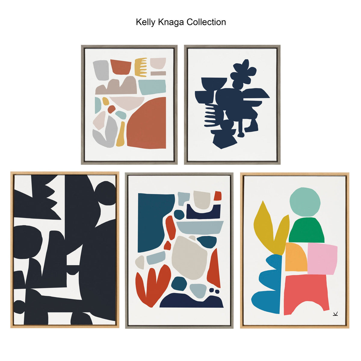 Sylvie Quiet Jungle 1 Framed Canvas by Kelly Knaga