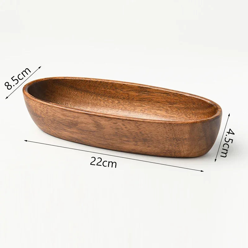 Salad Bowl - Boat-Shaped Walnut Wood — House of Avana, view 19 of 42
