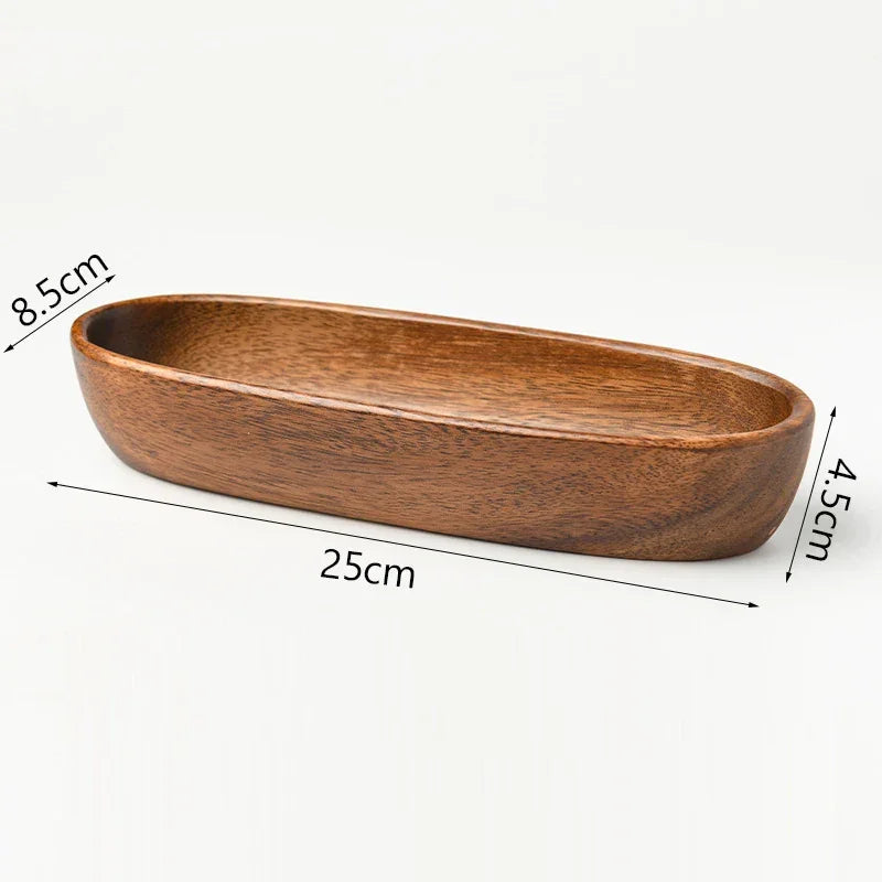 Salad Bowl - Boat-Shaped Walnut Wood — House of Avana, view 32 of 42