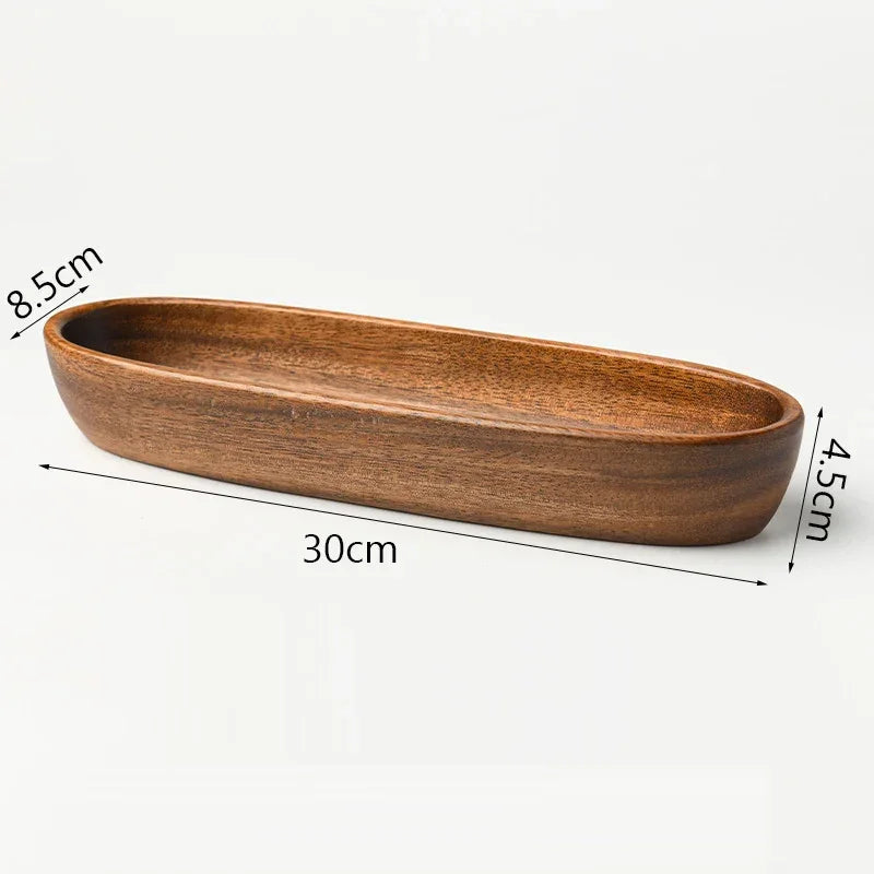 Salad Bowl - Boat-Shaped Walnut Wood — House of Avana, view 33 of 42
