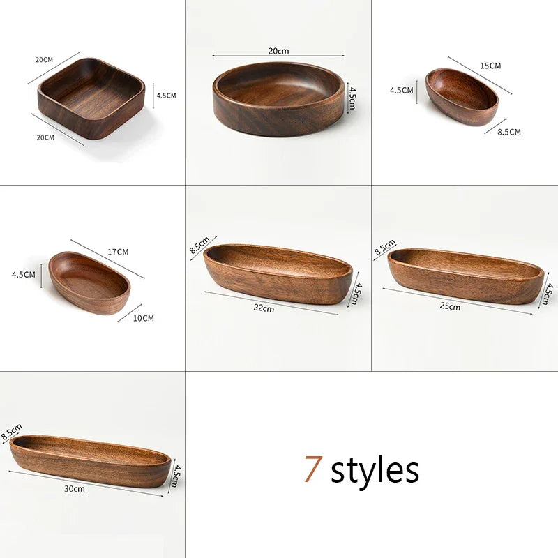 Salad Bowl - Boat-Shaped Walnut Wood — House of Avana, view 34 of 42