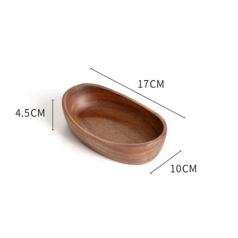 Salad Bowl - Boat-Shaped Walnut Wood — House of Avana, view 27 of 42