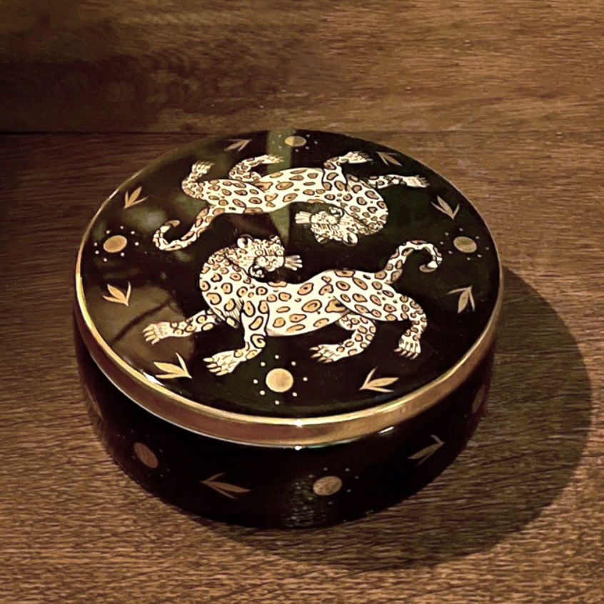 Maenad Glazed Porcelain Round Box - Source by Studio Skara, view 5