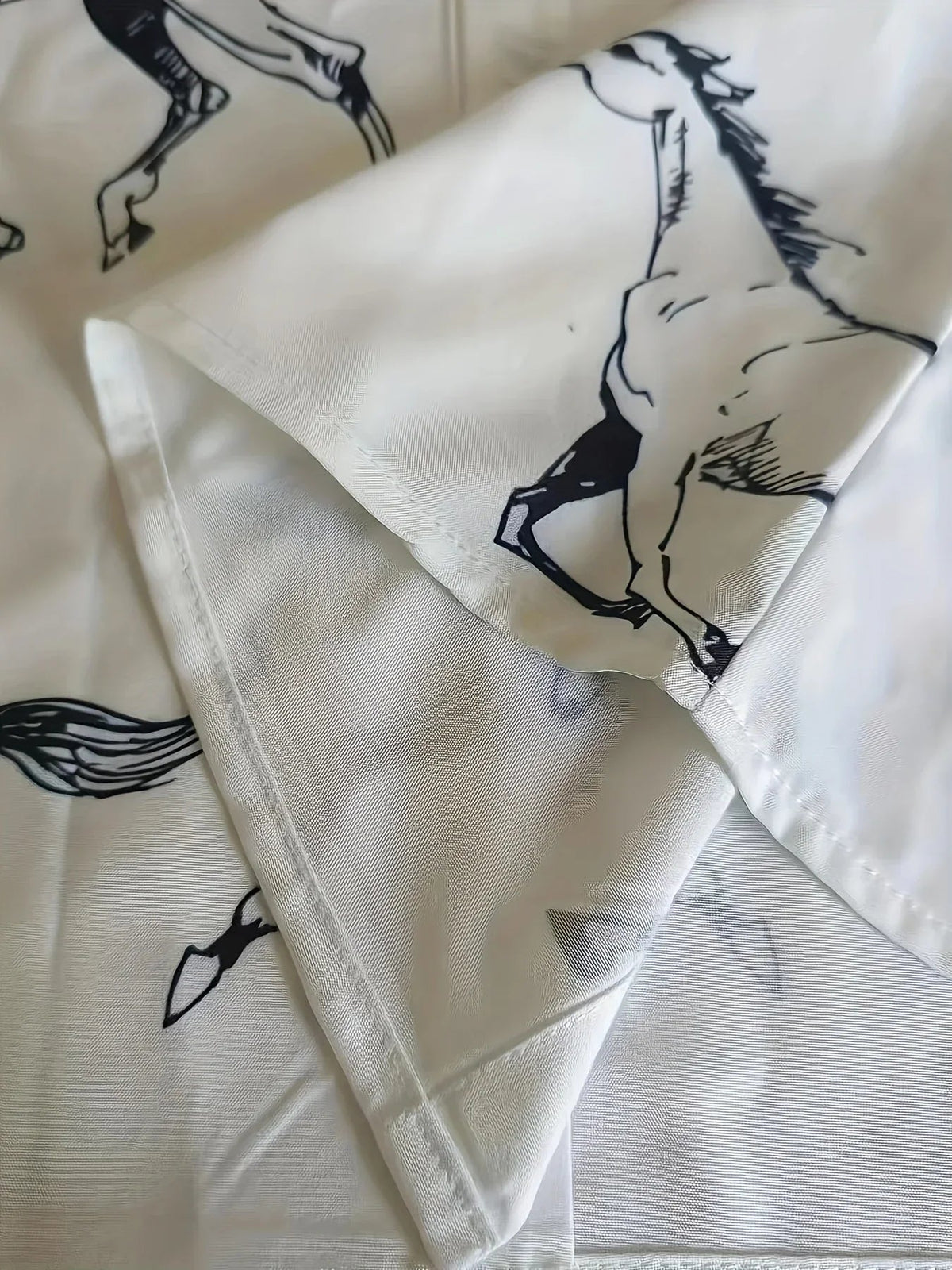 Shirt - Cat Print Cotton Long-Sleeve