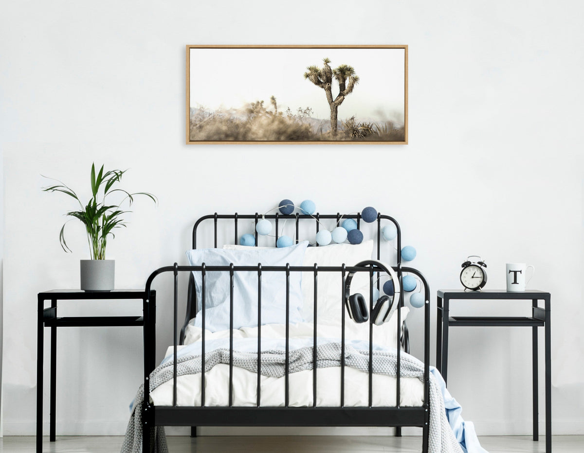 Sylvie Joshua Tree Landscape Framed Canvas by Saint and Sailor Studios