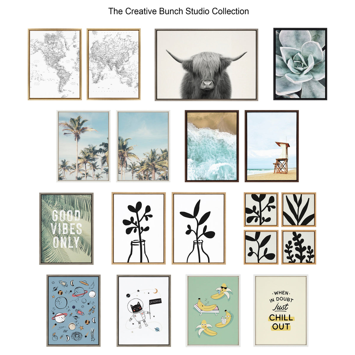 Sylvie Call Me Old Fashioned Framed Canvas by The Creative Bunch Studio