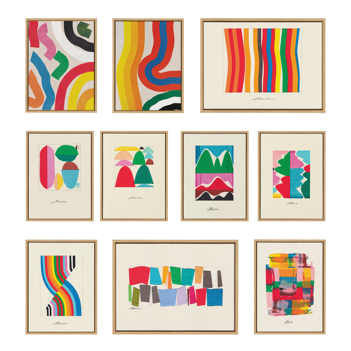 Sylvie Embrace The Excess Framed Canvas by Amber Vittoria