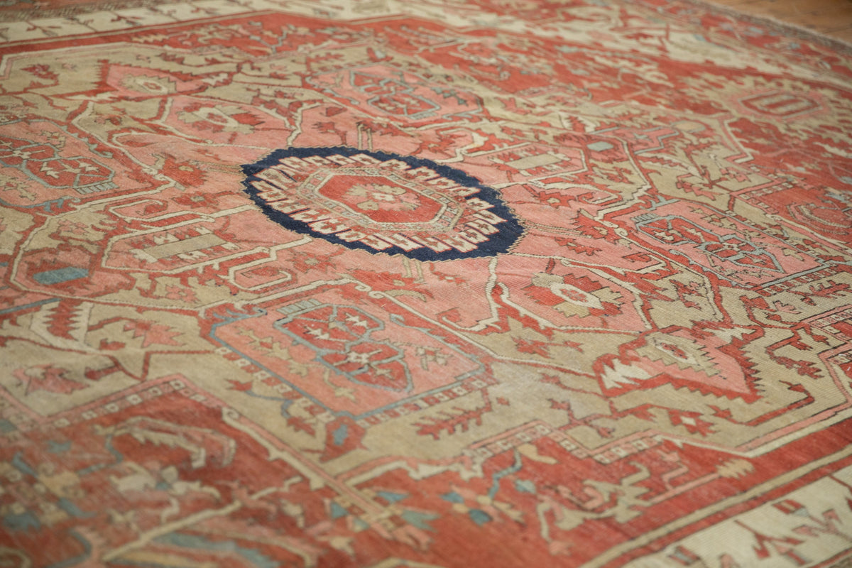 9x12 Antique Serapi Carpet