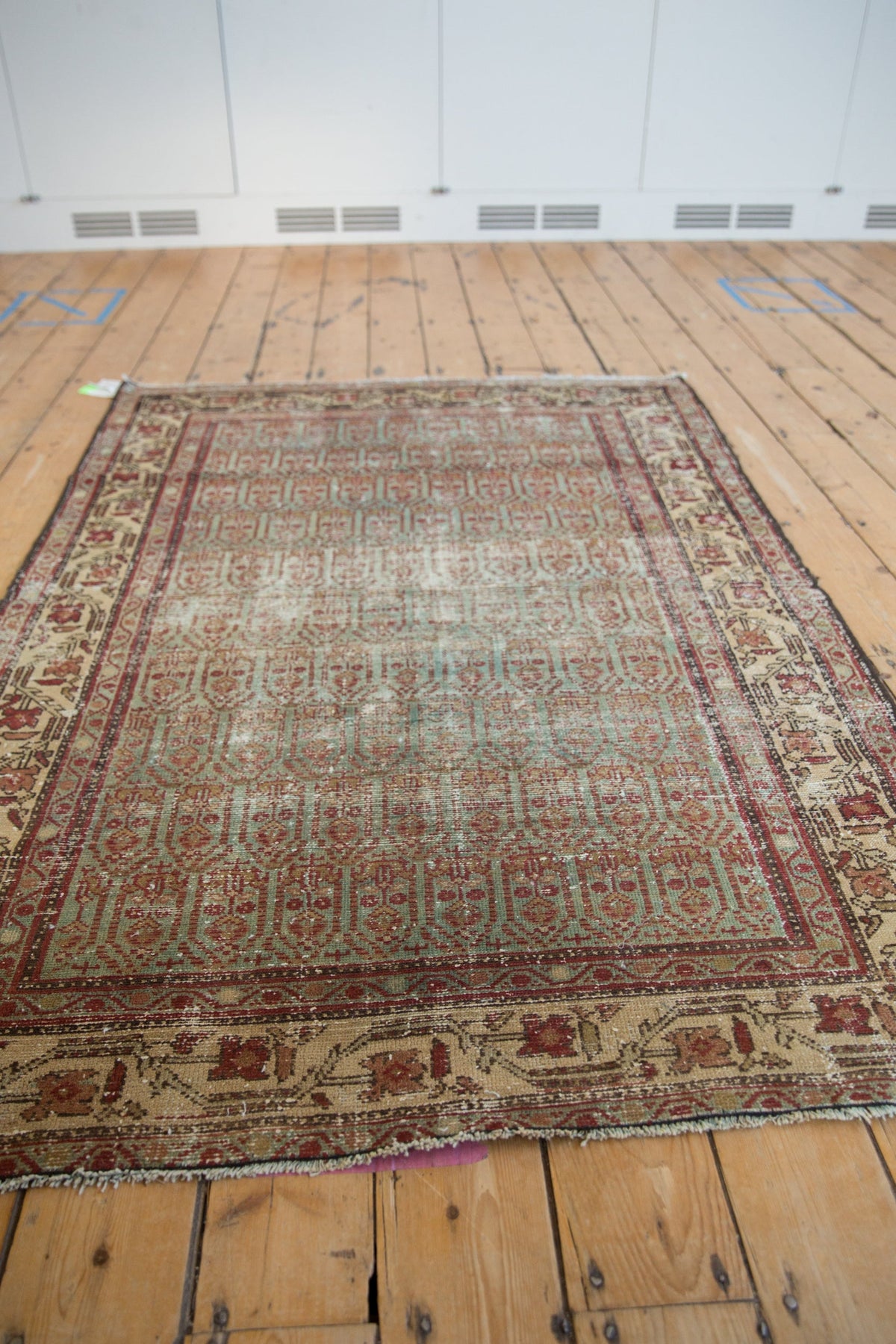 4x6 Vintage Distressed Hamadan Rug