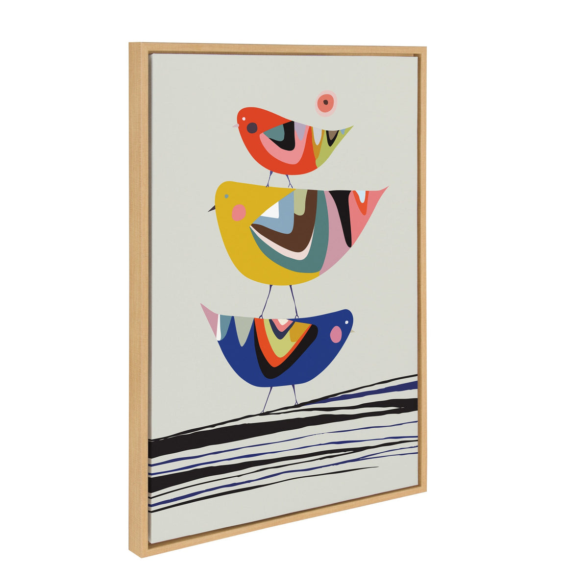 Sylvie The Family Tree Framed Canvas by Rachel Lee of My Dream Wall
