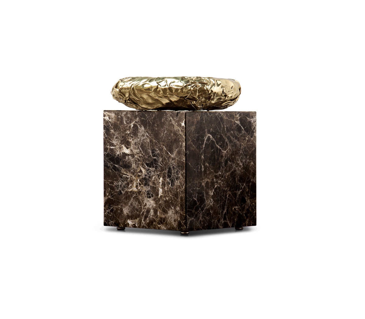Stonehenge Emperador Side Table by Boca do Lobo – view 2