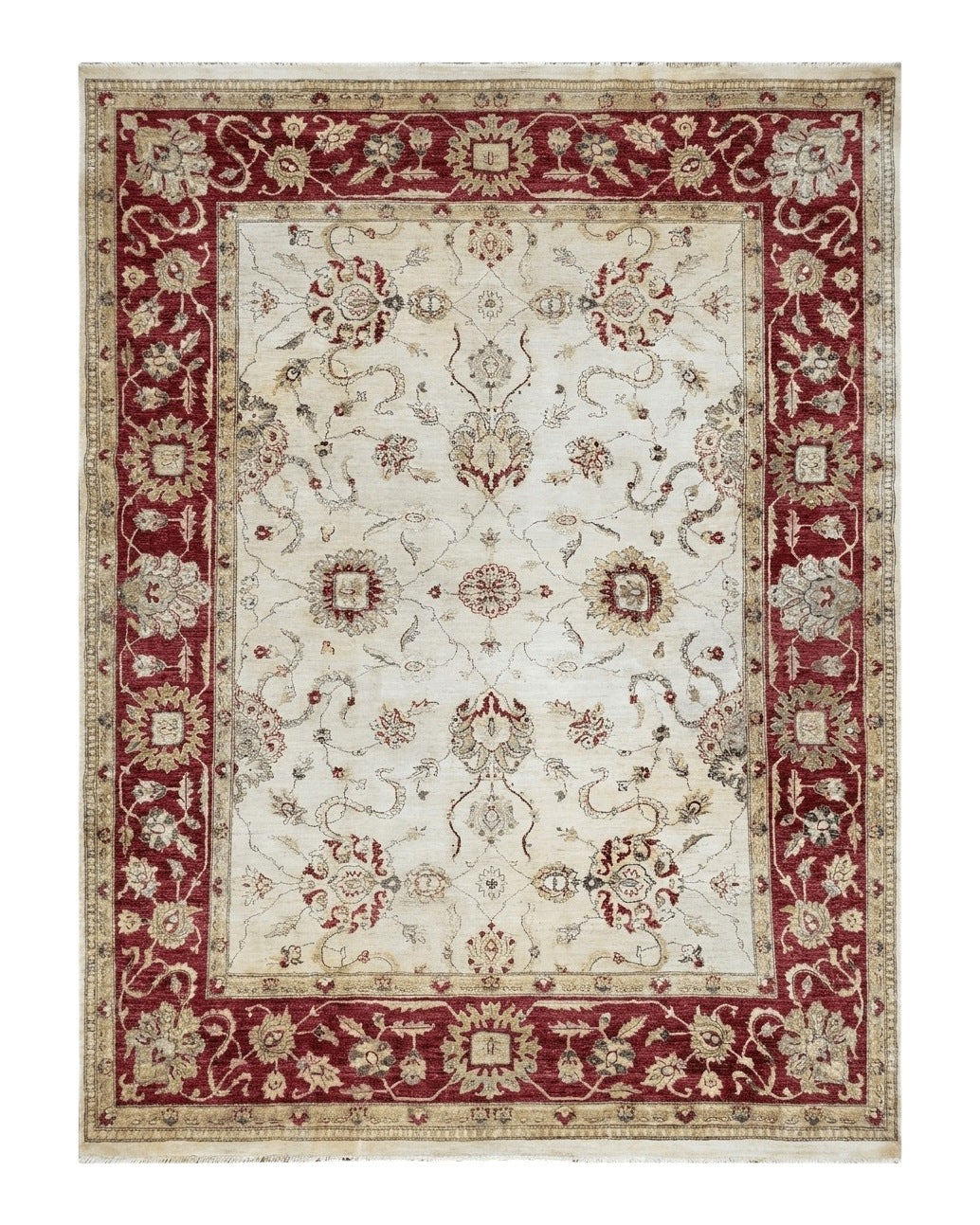 9x12 Rug, Peshawar Rug, Room Sized Rug, Pakistani Rug, Oushak Rug, Vintage Rug, Dining Room Rug, 9x12 Area Rugs, Neutral Rug, Nursery Decor - Jewel Rugs