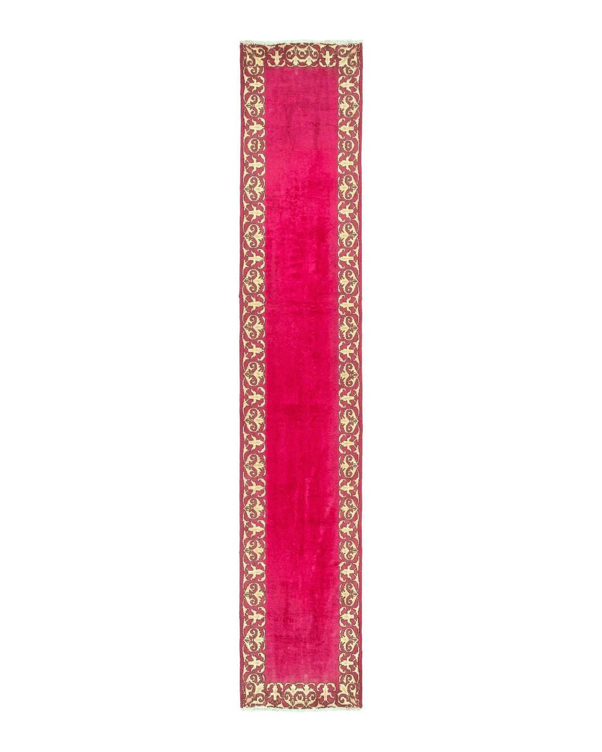 Red Persian Kerman Runner Rug 3x16 - Jewel Rugs