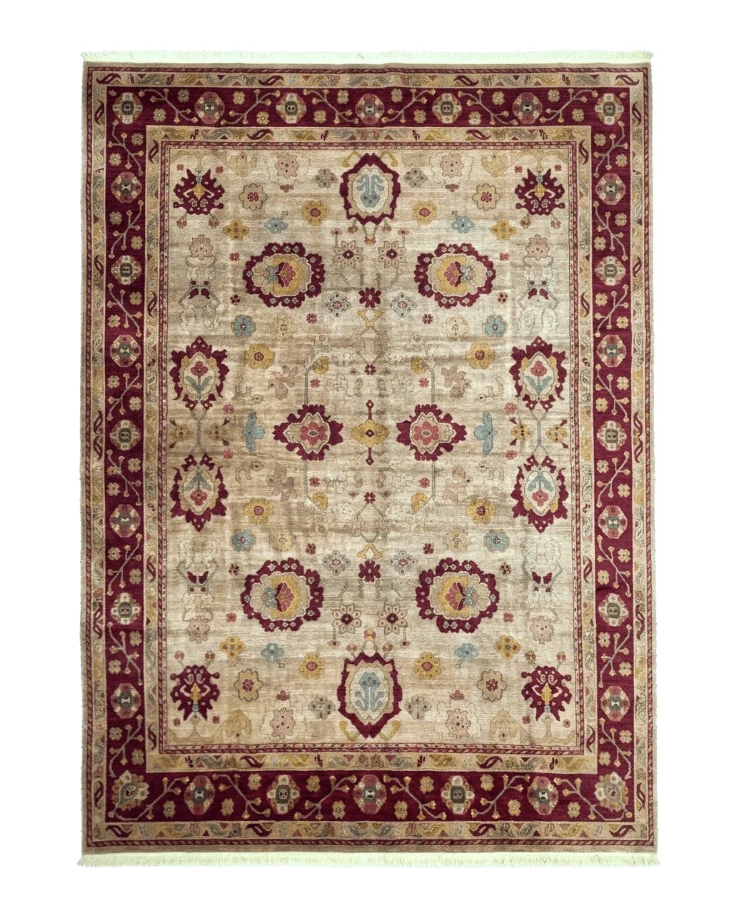Karastan Rug 10x14, Antique Legends Oushak 2200-203, Vintage, Wool Pile - Jewel Rugs
