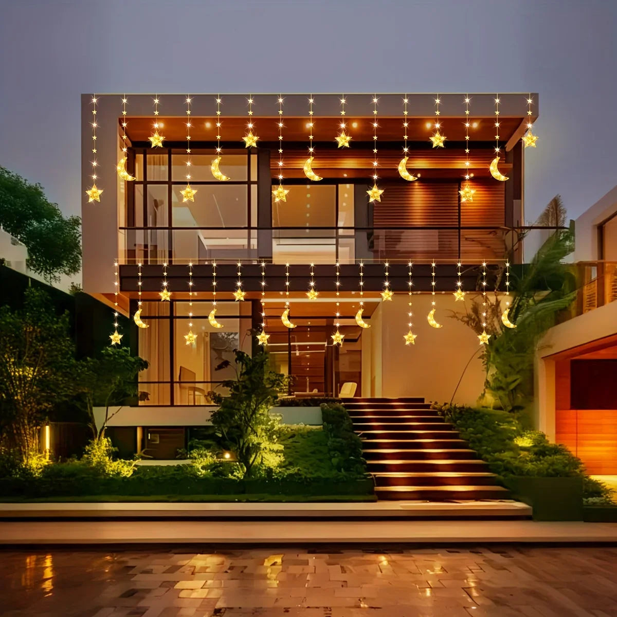 String Lights - LED Moon Star Decor