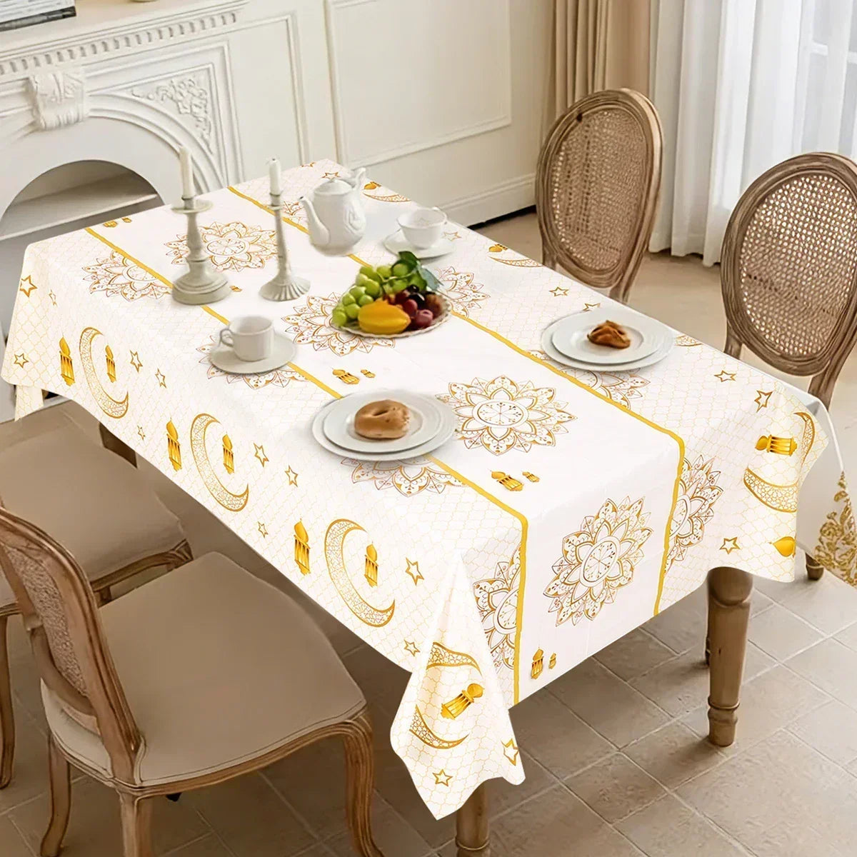Table Cloth - Ramadan Mubarak Cotton Large