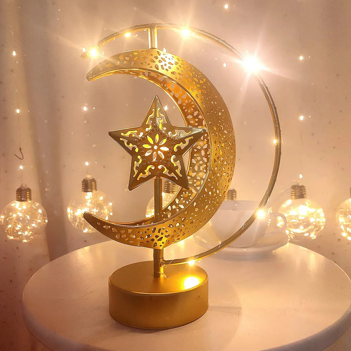 Table Lamp - 360�� Wrought Iron