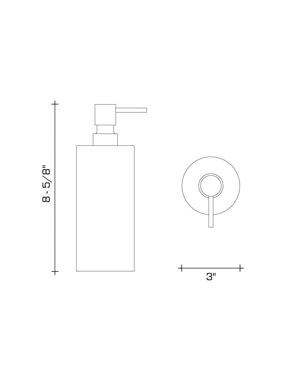 Tall Paavo Soap Dispenser