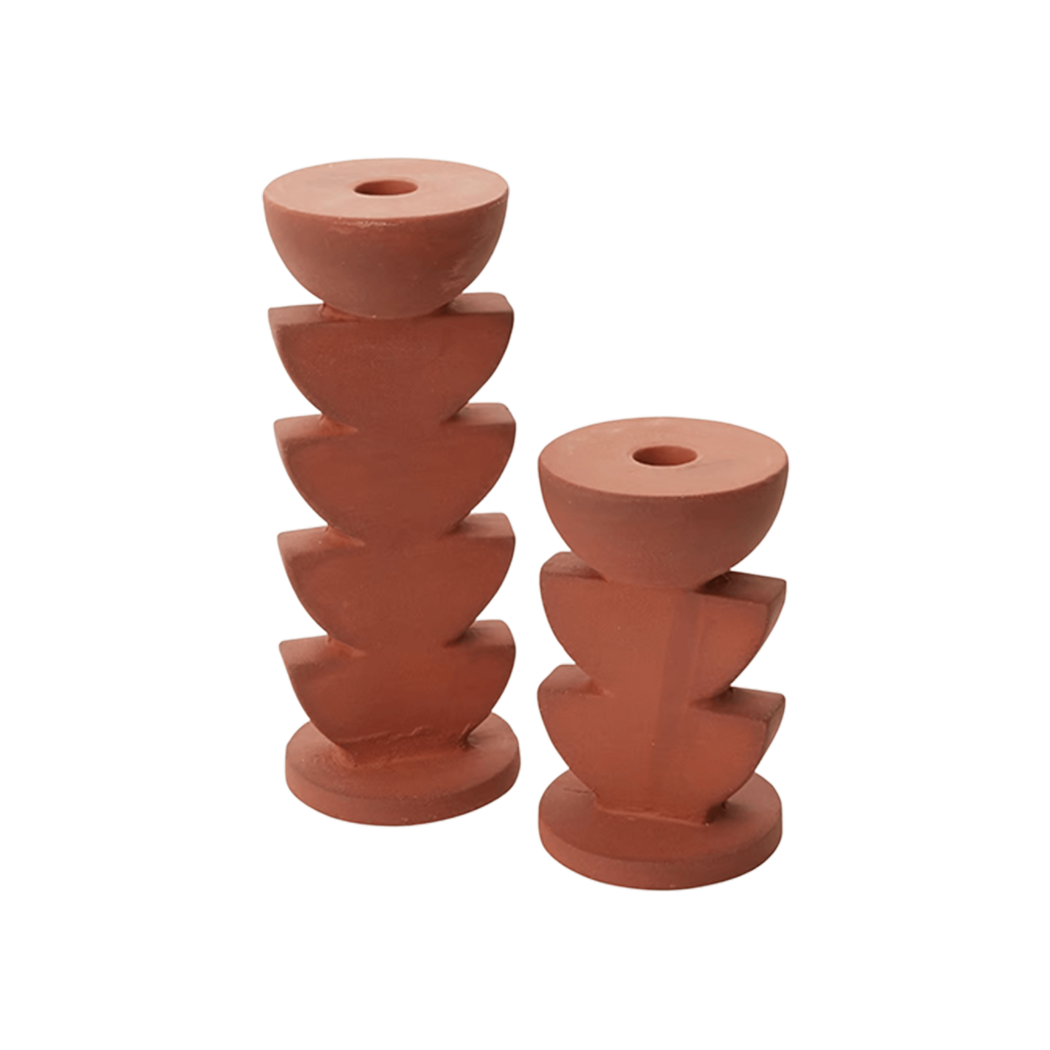 Terratotem Candle Holder - Source by Studio Skara