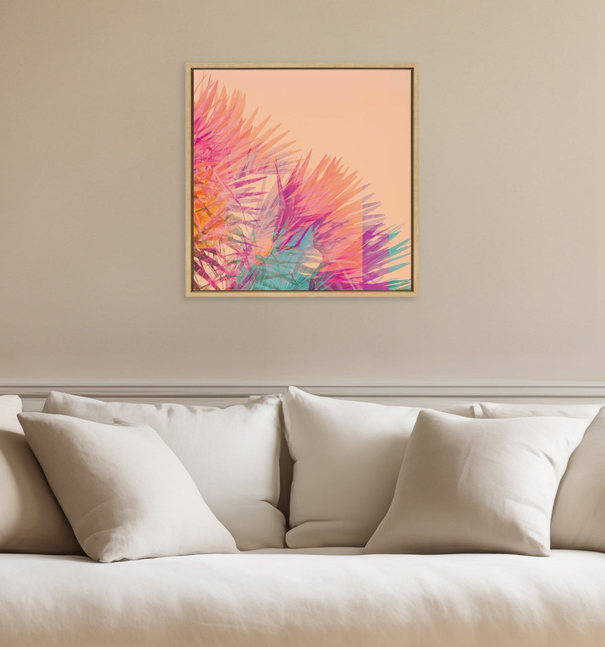 Sylvie Sun Burn 2 Framed Canvas by Alicia Bock