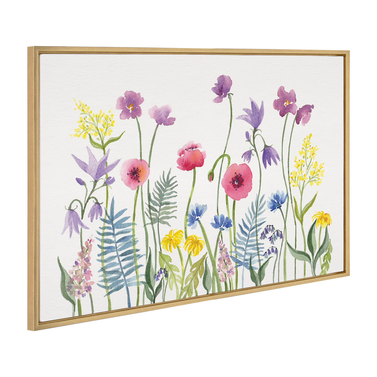 Sylvie Wildflorals Framed Canvas by Patricia Shaw