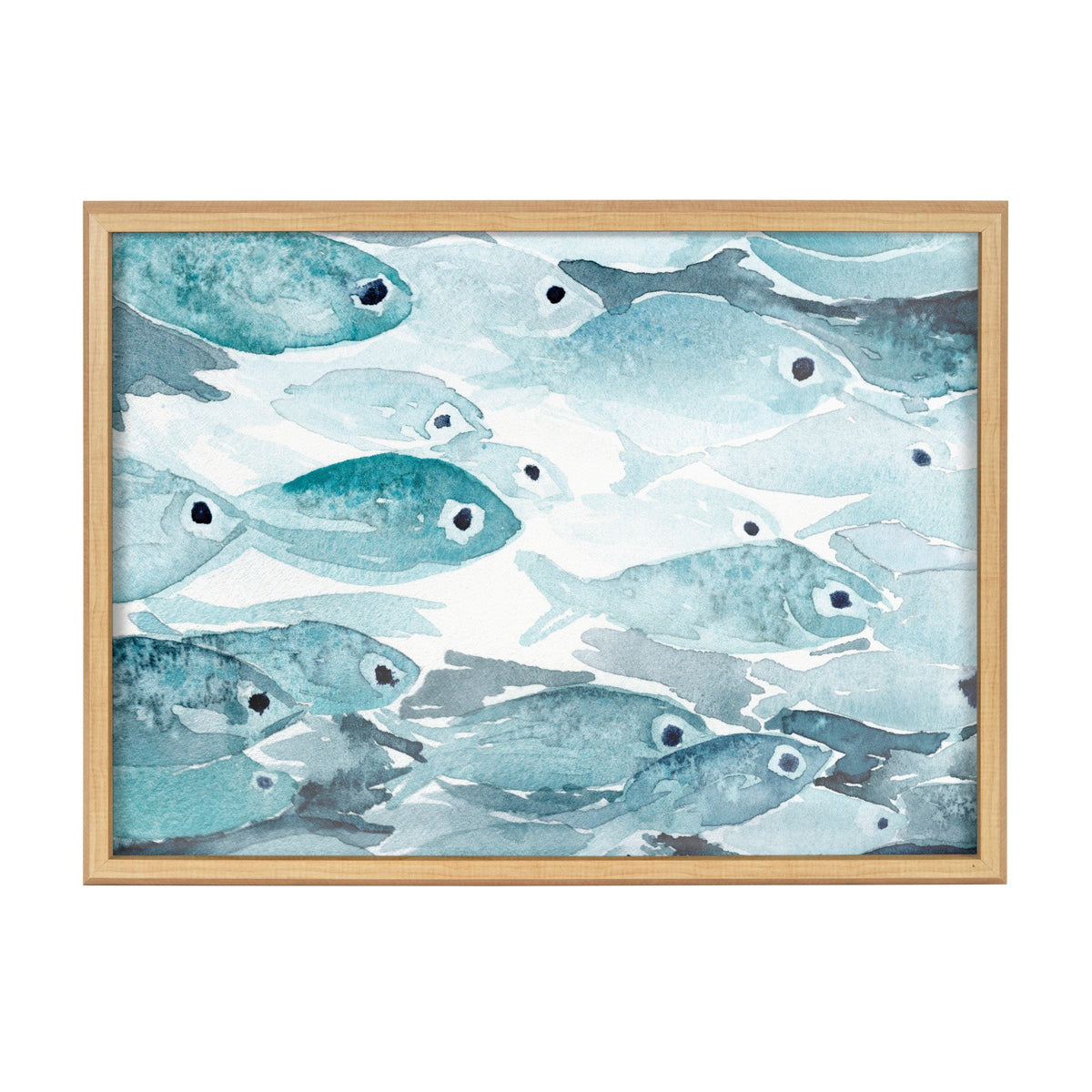 Blake Aholehole Framed Printed Glass by Janet Meinke-Lau