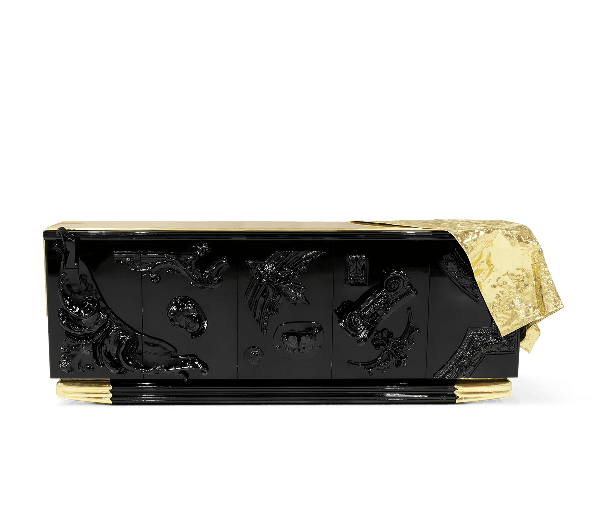 Voltaire Black Sideboard by Boca do Lobo