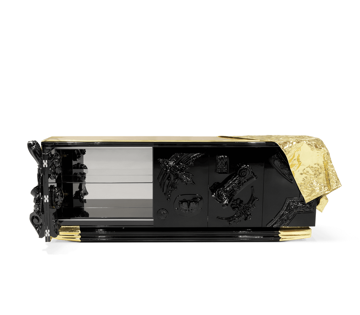 Voltaire Black Sideboard by Boca do Lobo – view 2