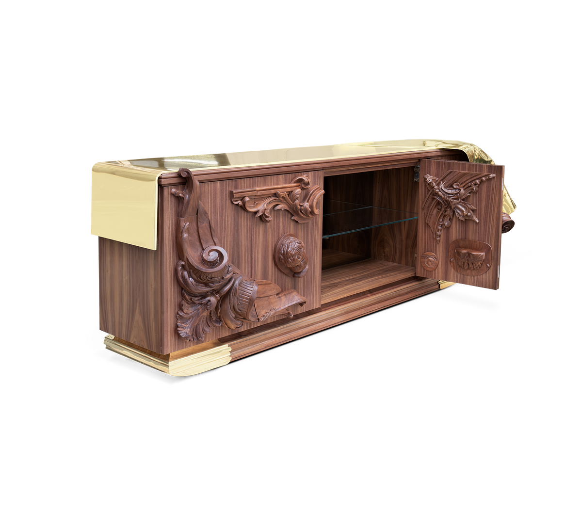 Voltaire Walnut Sideboard by Boca do Lobo – view 4