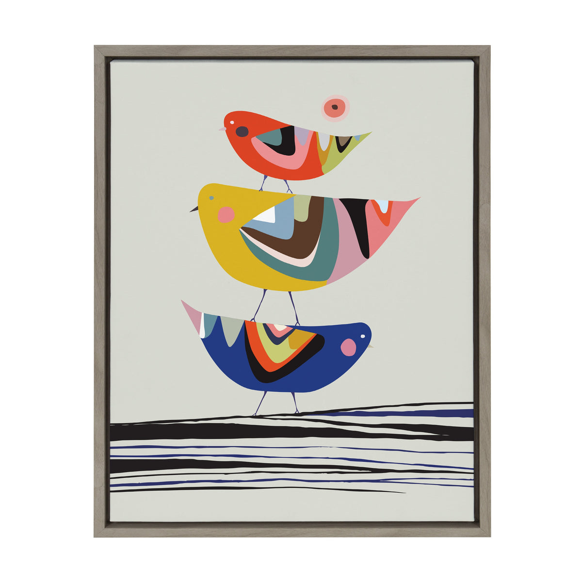 Sylvie The Family Tree Framed Canvas by Rachel Lee of My Dream Wall