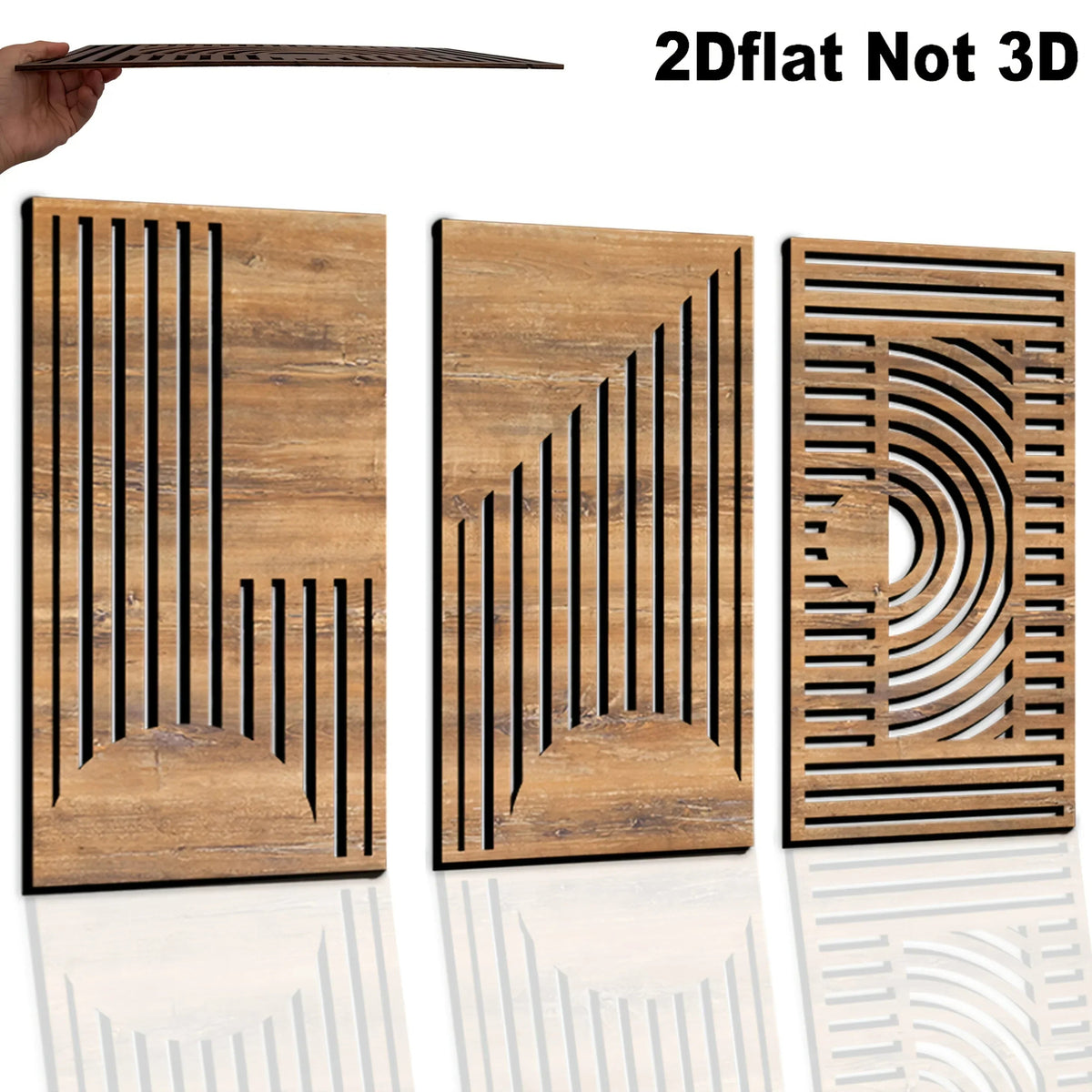 Wall Decor - Geometric Wood Abstract
