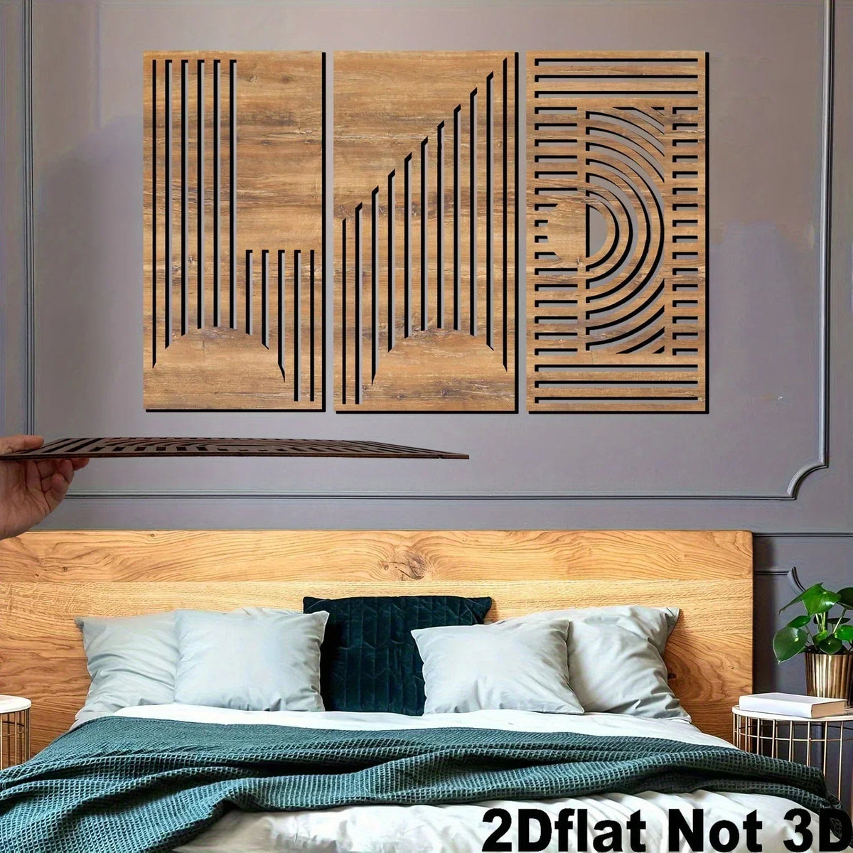 Wall Decor - Geometric Wood Abstract