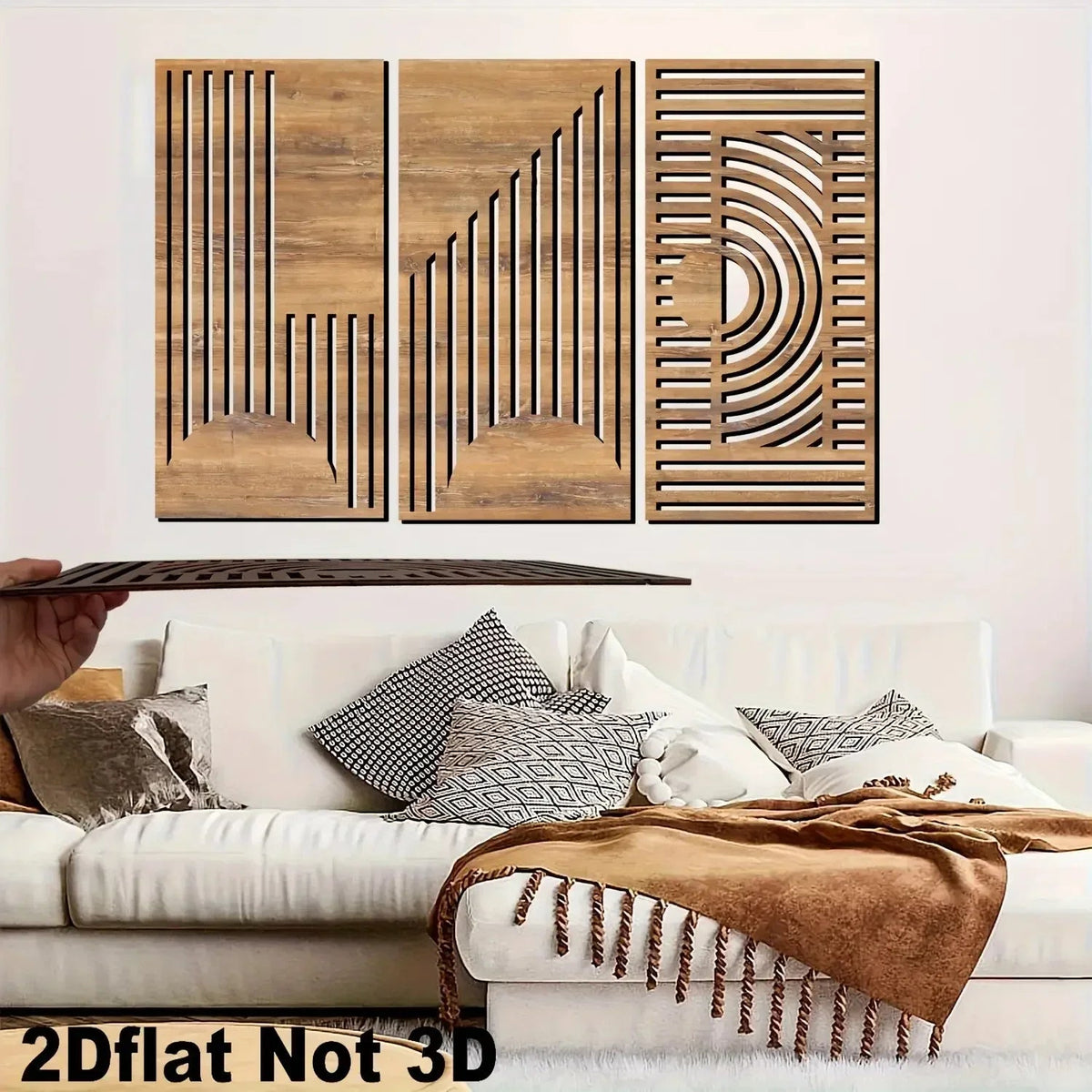 Wall Decor - Geometric Wood Abstract