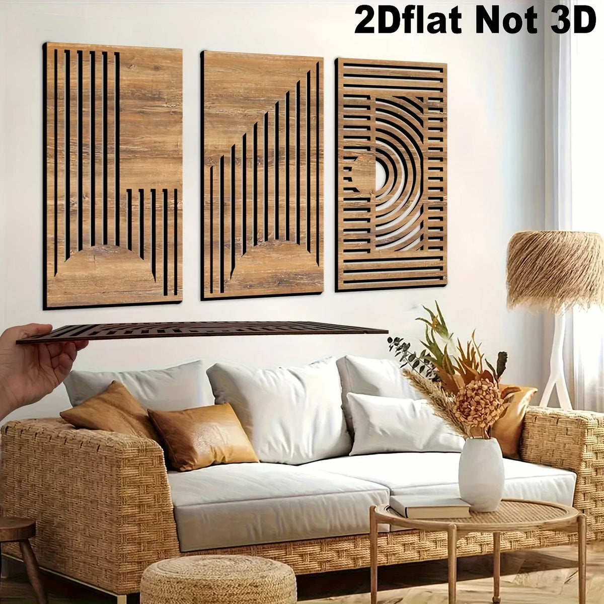 Wall Decor - Geometric Wood Abstract