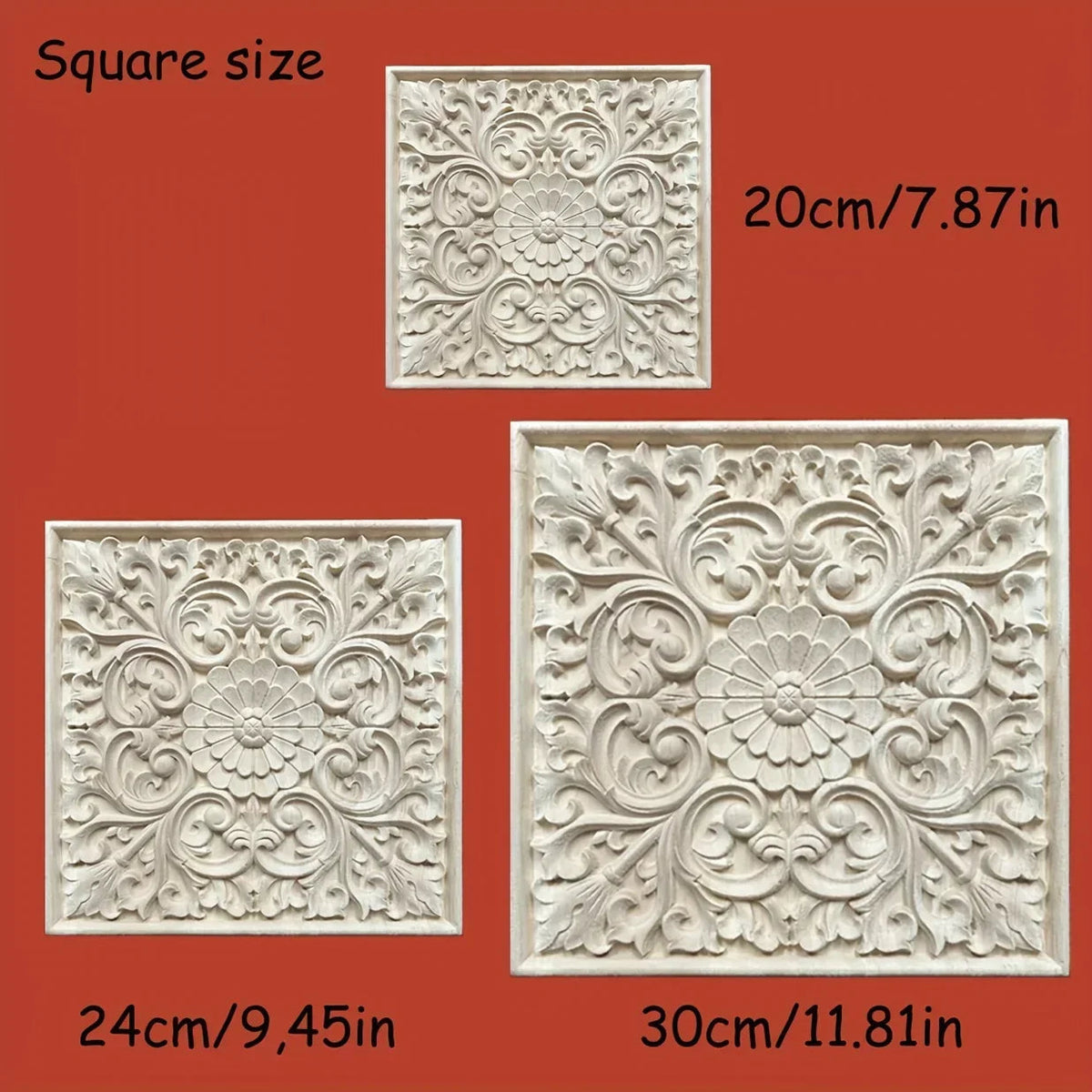 Wall Decor - Wooden Large Square