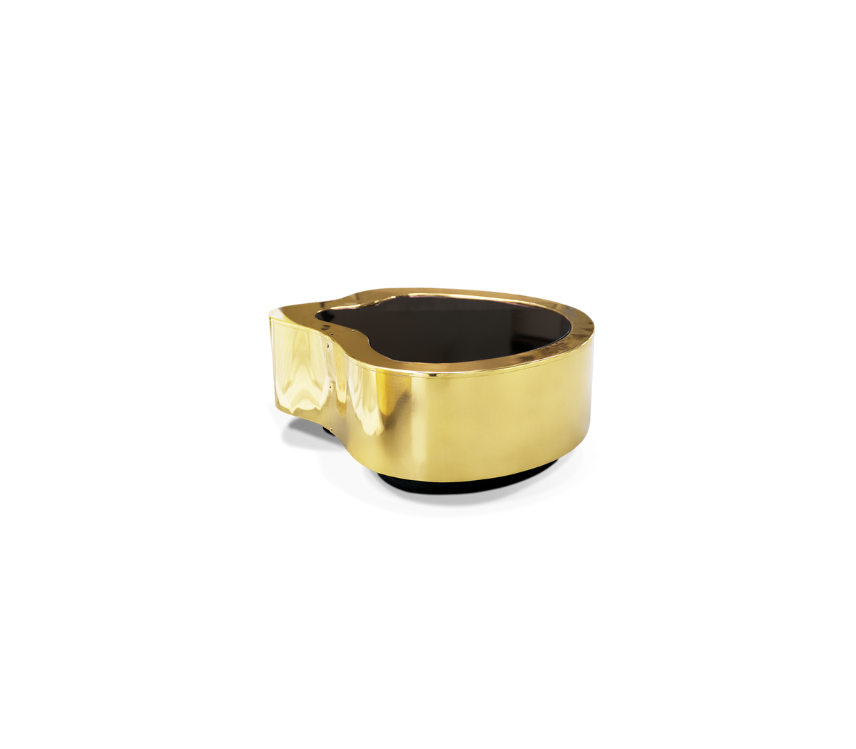 Wave Hammered Brass Center Table by Boca do Lobo – view 4