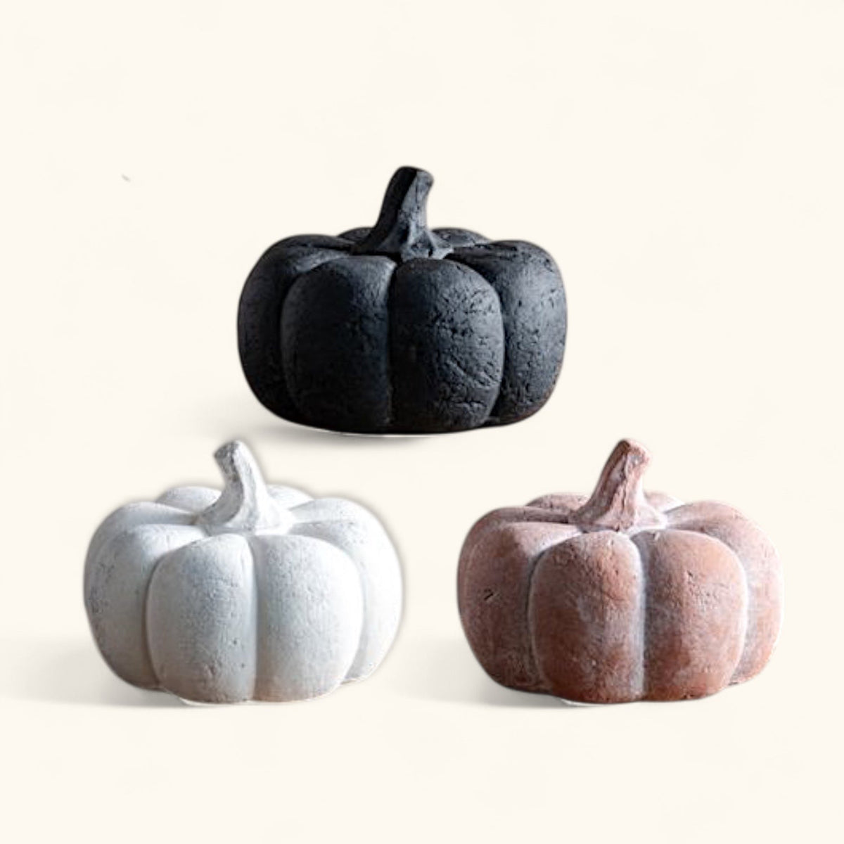 Small Terracotta Pumpkins | 3 Colors by Rust & Cinder