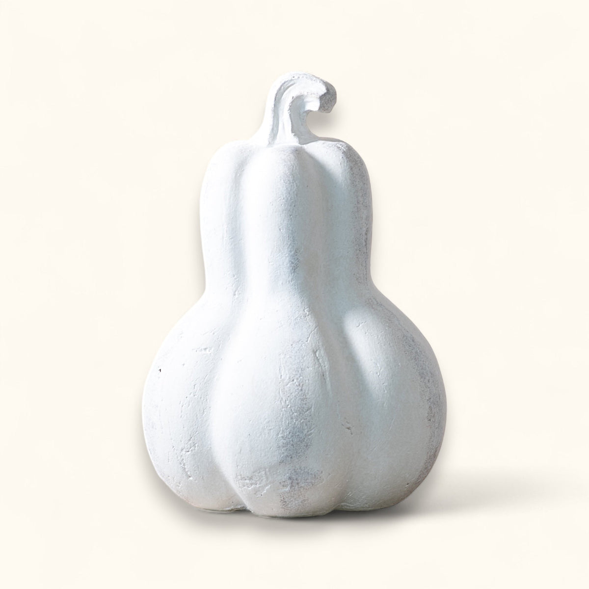 White Terracotta Gourd by Rust & Cinder